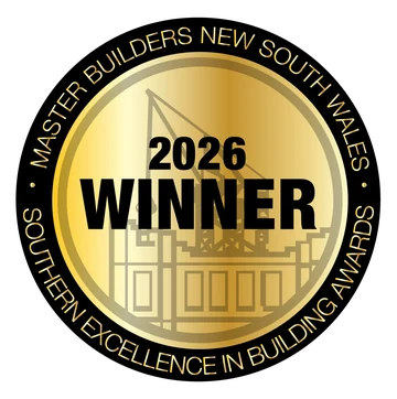 Master Builders NSW 2026 Winner seal, Southern Excellence in Building Awards